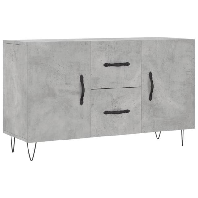Berkfield Home Sideboard Concrete Grey 100x36x60 cm Engineered Wood - Size: 100 x 36 x 60 cm - image 1