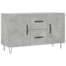 Berkfield Home Sideboard Concrete Grey 100x36x60 cm Engineered Wood - Size: 100 x 36 x 60 cm - thumbnail 1