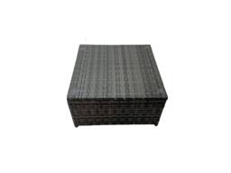 Fimous 9 Seater Garden Outdoor Rattan Furniture Set & Side Table 2 Big Stool in Dark Grey - thumbnail 5