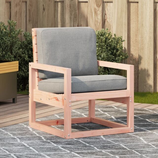 Berkfield Home Garden Chair 57.5x63x76 cm Solid Wood Douglas in Brown - image 1