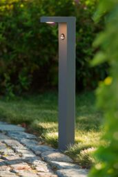 Lucide 'TEXAS' Non Dimmable Stylish Motion Sensor Outdoor LED Bollard Light in Black - thumbnail 3