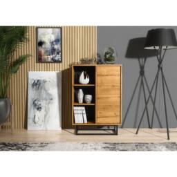 Mex Furniture LTD Sideboard Elysian Loft 100cm - Dark Oak in Dark Brown - thumbnail 5