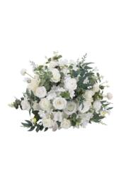 Garden Sanctuary Silk Artificial Flower Fake Rose Bouquet for Wedding & Table Decor