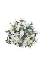 Garden Sanctuary Silk Artificial Flower Fake Rose Bouquet for Wedding & Table Decor - thumbnail 3