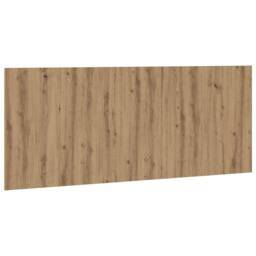 Berkfield Home Bed Headboard Artisan Oak 200x1.5x80 cm Engineered Wood in Brown - thumbnail 1
