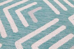 Rugstyle Summer Breeze Outdoor Rug in Aqua - Size: 100 cm x 150 cm - thumbnail 2