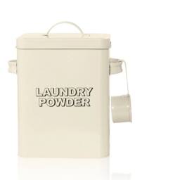 NESTLUNE Cream Laundry Detergent Storage Box with Bucket & Scoop in Beige - thumbnail 5