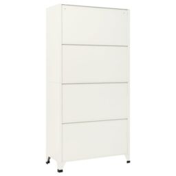 Berkfield Home Locker Cabinet Grey & Blue 90x45x180 cm Steel - Size: 90 x 45 x 180 cm - thumbnail 4