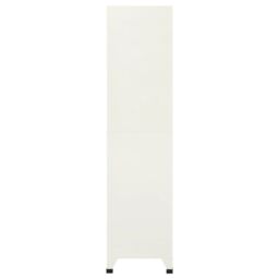 Berkfield Home Locker Cabinet Grey & Blue 90x45x180 cm Steel - Size: 90 x 45 x 180 cm - thumbnail 3