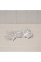KDMD Natural Ceramic Bow Candle Holder
