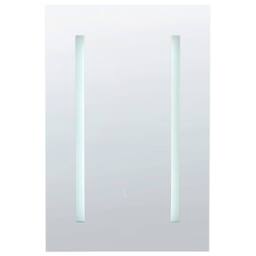 Wyld and Coco Mirror Cabinet Black Glass with LED 40 x 60 cm - thumbnail 5