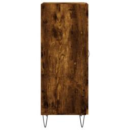 Berkfield Home Sideboard Smoked Oak 34.5x34x90 cm Engineered Wood in Brown - thumbnail 7