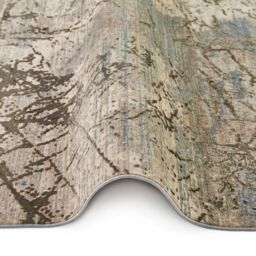 The Rug Shop UK Brown Kilim Modern Easy to clean Machine Made Abstract Area Rug - Size: 120 cm x 180 cm - thumbnail 2