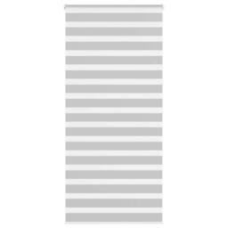 Berkfield Home Zebra Blind Light Grey 100x200 cm Fabric Width 95.9 cm Polyester - thumbnail 2