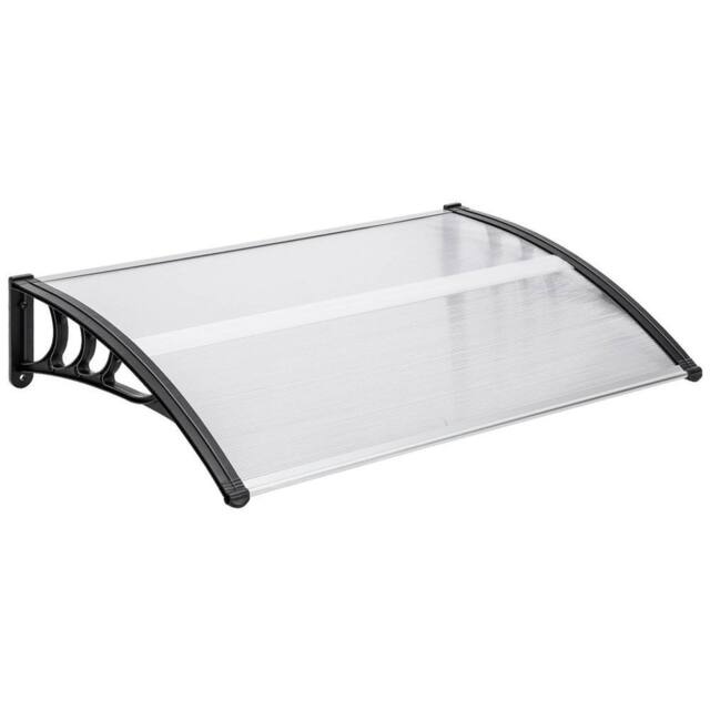 EONLION Canopy Awning Back Front Window - 120X80CM Black - Size: 120 - image 1