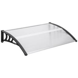 EONLION Canopy Awning Back Front Window - 120X80CM Black - Size: 120