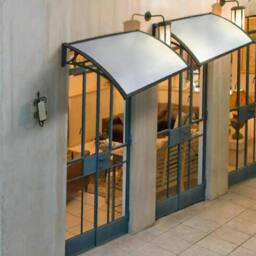 EONLION Canopy Awning Back Front Window - 120X80CM Black - Size: 120 - thumbnail 3