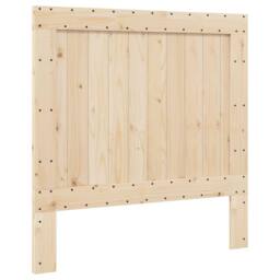 Berkfield Home Beautiful Bed Frame without Mattress with Headboard 100x200 cm So in Light Oak - thumbnail 6