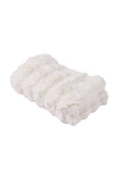 Living and Home Sleek Textured Plush Sofa Cover in Cream - Size: 70 cm x 70 cm - thumbnail 6