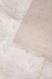 Living and Home Sleek Textured Plush Sofa Cover in Cream - Size: 70 cm x 70 cm - thumbnail 7