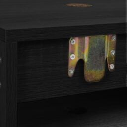 Berkfield Home 2 Piece Bathroom Furniture Set Black Engineered Wood - thumbnail 6