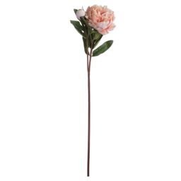 Hill Interiors Faux Peach Peony Rose - thumbnail 3