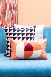 Orsina Multicolour Rectangular Cushion - thumbnail 4