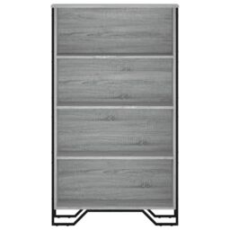 Berkfield Home Bookcase Grey Sonoma 80x31x137.5 cm Engineered Wood - thumbnail 4