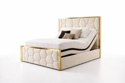PARADISE BEDS LTD Deluxe Electric Adjustable Mobility Bed with Memory Foam Mattress in Dark Blue - Size: Double - thumbnail 8
