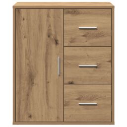 Berkfield Home Sideboard Artisan oak 60 x 31 x 70 cm Engineered wood in Brown - thumbnail 6