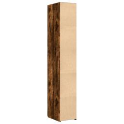 Berkfield Home Highboard Smoked Oak 30x42.5x185 cm Engineered Wood in Brown - thumbnail 6