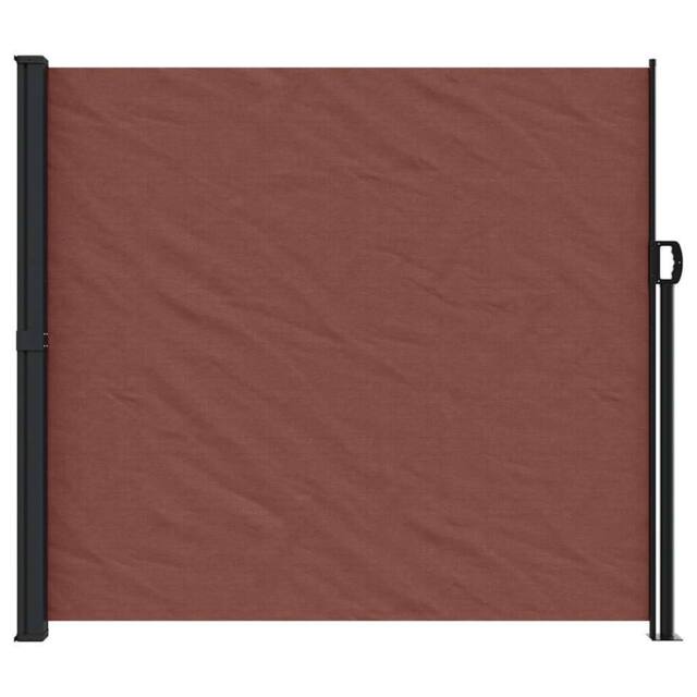 Berkfield Home Retractable Side Awning Brown 180x500 cm - image 1