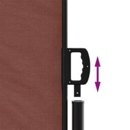 Berkfield Home Retractable Side Awning Brown 180x500 cm - thumbnail 6