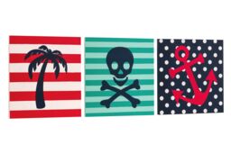 Orsina Reliable 3 Assorted Wall Plaque, Durable Wall Plaque For Bedroom, Vibrant Design Outdoor Wall Plaque - thumbnail 1