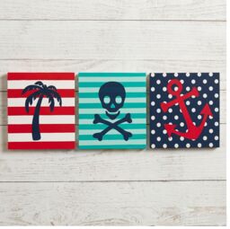 Orsina Reliable 3 Assorted Wall Plaque, Durable Wall Plaque For Bedroom, Vibrant Design Outdoor Wall Plaque - thumbnail 2