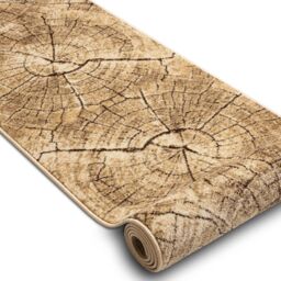 RugsX Karmel Tronko Runner in Brown - Size: 100 cm x 400 cm - thumbnail 2