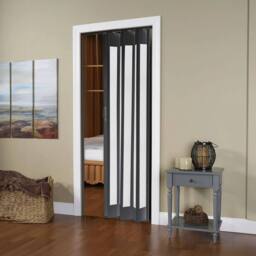 EONLION 81 x 203cm 10mm Sliding Doors Room Divider Panel in Black - Size: 500mm - thumbnail 2
