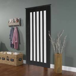 EONLION 81 x 203cm 10mm Sliding Doors Room Divider Panel in Black - Size: 500mm - thumbnail 3