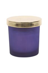 KDMD Third Eye Chakra Lavender Crystal Chip Candle in Blue - thumbnail 4