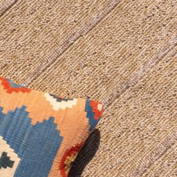 Kukoon Beige Flatweave Outdoor Garden Patio Rug - Size: 80 cm x 150 cm - thumbnail 5