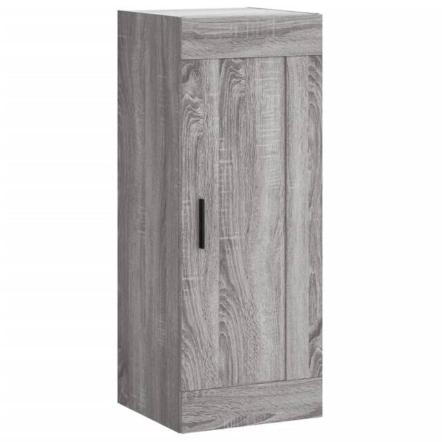 Berkfield Home Wall Mounted Cabinet Grey Sonoma 34.5x34x90 cm Engineered Wood - image 1
