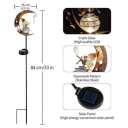 SPETLEK Fairy Garden LED Solar Lights Outdoor 2PCS in Bronze - thumbnail 2