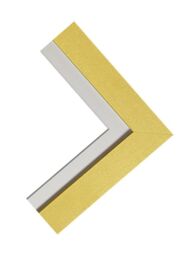 Frames & Mirrors 4U Metro Gold Frame with Ivory Mount for Image Size 12 x 10 Inch - thumbnail 3