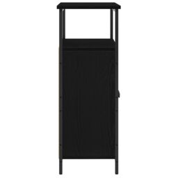 Berkfield Home Wall-Mounted Cabinet Black Oak 69, 5x34x90 cm Engineered Wood - Size: 5 x 34 x 90 cm - thumbnail 7