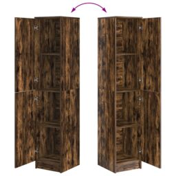 Berkfield Home Buffet Cabinet Smoked oak Engineered wood Large Buffet Cabinet in Brown - thumbnail 7