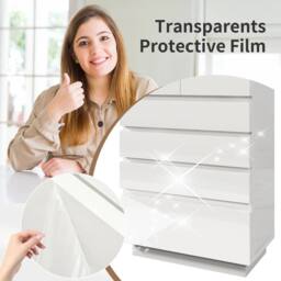 BTM White High-Gloss 6-Drawer Cabinet with App-Controlled RGB - thumbnail 4