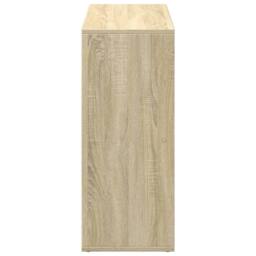 Berkfield Home Room Divider Bookcase Sonoma Oak 69.5x29x69.5 cm Engineered Wood in Light Oak - thumbnail 6