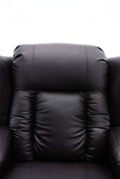 More4Homes Caesar Electric Recliner Bonded Leather 1+2+3 Seater Sofa Set in Black - thumbnail 7