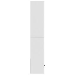 Berkfield Home Decorative Bookcase White 40x36x189 cm Engineered Wood - Size: 40 x 36 x 189 cm - thumbnail 4