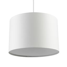 CGC Lighting 'Lucia' Cream Fabric Ceiling Lamp Shade With Frosted Diffuser - thumbnail 4